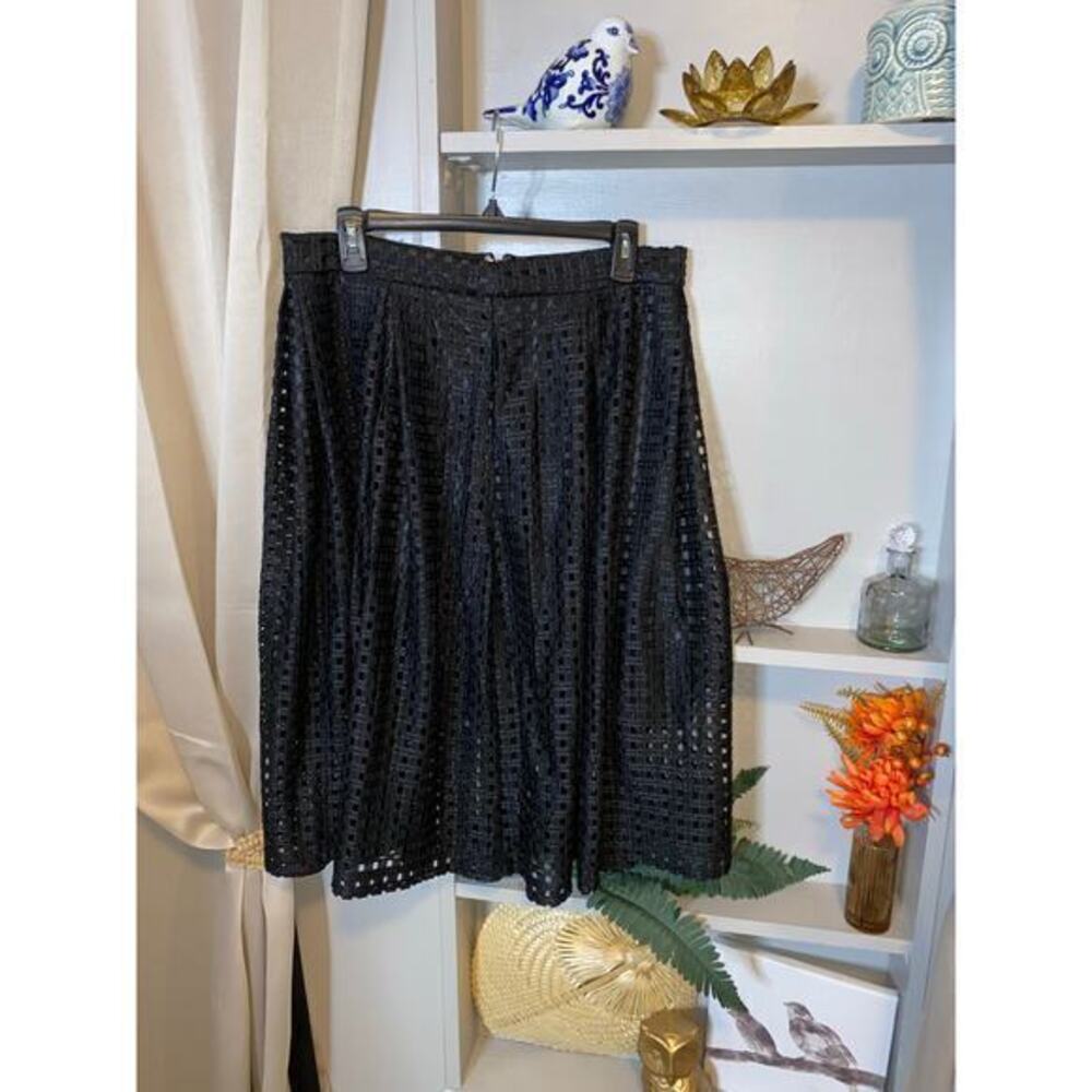 NWT 7th Avenue Design Studio New York & Company size 8 $55 Black Lined Skirt